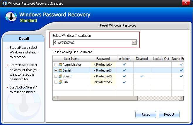 windows 7 admin password crack